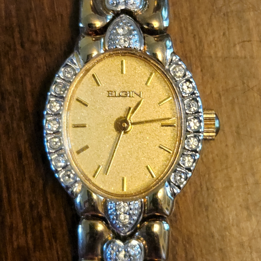 Vintage Two Toned Elgin Watch for women
